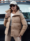 Gesteppte Damen-Winterjacke LARO beige Dstreet TY4582_1