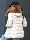 Gesteppte Damen-Winterjacke mit Kapuze EMBRACE ecru Dstreet TY4492_5