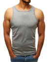 Herren Basic Tank Top Grau Dstreet RX3587_1