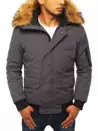 Herren Jacke Dunkelgrau Dstreet TX3942_1