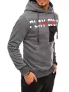 Herren Kapuzenpullover Dunkelgrau Dstreet BX5066_3