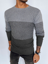 Herren Klassische Pullover Farbe Grau DSTREET WX2130_1