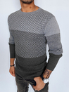 Herren Klassische Pullover Farbe Grau DSTREET WX2130_2