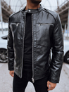 Herren Lederjacke schwarz Dstreet TX4713_1