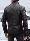 Herren Lederjacke schwarz Dstreet TX4738_3