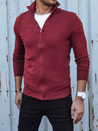 Herren Pullover ohne Knöpfe burgundy Dstreet WX2215_1