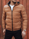 Herren Steppwinterjacke mit Kapuze gelb Dstreet TX4829_1