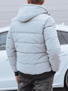 Herren Steppwinterjacke mit Kapuze grau Dstreet TX4830_4