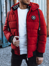 Herren Steppwinterjacke mit Kapuze kastanienbraun Dstreet TX4946_1