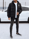 Herren Steppwinterjacke mit Kapuze schwarz Dstreet TX4681_2