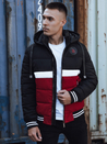 Herren Steppwinterjacke mit Kapuze schwarz Dstreet TX4868_1