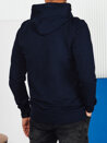 Herren Sweatshirt mit Aufdruck Farbe Dunkelblau DSTREET BX5730_3