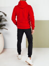 Herren Sweatshirt mit Aufdruck Farbe Rot DSTREET BX5702_3