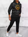Herren Sweatshirt mit Aufdruck Farbe Schwarz DSTREET BX5581_2