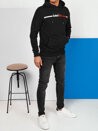 Herren Sweatshirt mit Aufdruck Farbe Schwarz DSTREET BX5731_2