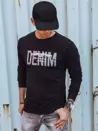 Herren Sweatshirt mit Aufdruck Schwarz Dstreet BX5359_1