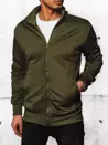 Herren Sweatshirt mit Reißverschluss Farbe Grün DSTREET BX5561_1