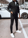 Herren Sweatshirt mit Reißverschluss Farbe Schwarz DSTREET BX5618_2
