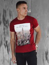 Herren-T-Shirt kastanienbraun Dstreet RX5558_2