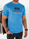 Herren T-shirt mit Aufdruck Farbe Blau DSTREET RX5408_2