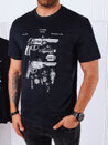 Herren T-shirt mit Aufdruck Farbe Dunkelblau DSTREET RX5431_1
