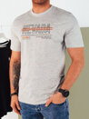 Herren T-shirt mit Aufdruck Farbe Grau DSTREET RX5436_1