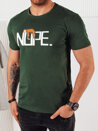 Herren T-shirt mit Aufdruck Farbe Grün DSTREET RX5357_1