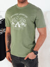 Herren T-shirt mit Aufdruck Farbe Grün DSTREET RX5414_1