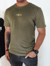 Herren T-shirt mit Aufdruck Farbe Grün DSTREET RX5462_1