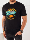 Herren T-shirt mit Aufdruck Farbe Schwarz DSTREET RX5400_1