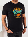 Herren T-shirt mit Aufdruck Farbe Schwarz DSTREET RX5400_2