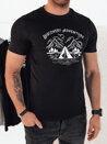 Herren T-shirt mit Aufdruck Farbe Schwarz DSTREET RX5413_2