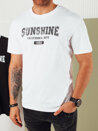 Herren T-shirt mit Aufdruck Farbe Weiß DSTREET RX5374_1