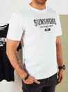 Herren T-shirt mit Aufdruck Farbe Weiß DSTREET RX5374_2