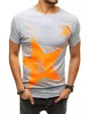 Herren T-shirt mit Aufdruck Hellgrau Dstreet RX4361_2