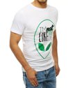 Herren T-shirt mit Aufdruck Weiß Dstreet RX4154_1