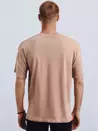 Herren T-shirt mit Aufdruck und Aufnäher Cappuccino Dstreet RX4609_3