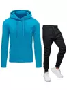 Herren Trainingsanzug-Set Farbe Blau-Schwarz DSTREET AX0651z