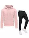 Herren Trainingsanzug-Set Farbe Rosa-Schwarz DSTREET AX0641z