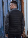 Herren Übergangsjacke gesteppt schwarz Dstreet TX4855_4