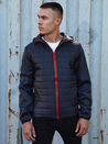 Herren Übergangsjacke mit gesteppter Kapuze navy blau Dstreet TX4861_3