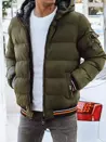 Herren Winter Gesteppt Wendejacke Grün Dstreet TX4205_1