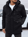 Herren Winter Parka Jacke schwarz Dstreet TX4873_1