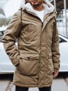 Herren Winterjacke Farbe Dunkelbeige DSTREET TX4592_1