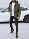 Herren Winterjacke mit Kapuze grün Dstreet TX4909_2