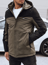 Herren Winterjacke mit abnehmbarer Kapuze beige Dstreet TX4902_3