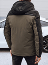 Herren Winterjacke mit abnehmbarer Kapuze beige Dstreet TX4902_5