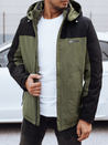 Herren Winterjacke mit abnehmbarer Kapuze grün Dstreet TX4913_1