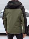 Herren Winterjacke mit abnehmbarer Kapuze grün Dstreet TX4913_5