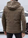 Herren Winterjacke mit abnehmbarer Kapuze hellbraun Dstreet TX4906_4